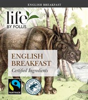 English Breakfast, Svart te Life by Follis Rainforest Fairtrade 6 x20p